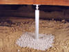 Belleville installation of a crawl space jack
