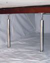 a crawl space repaired with crawl space jack posts and a crawl space liner for a home in Cape Girardeau