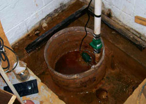 Extreme clogging and rust in a Danville sump pump system