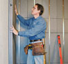 Insulated Basement Wall Installation