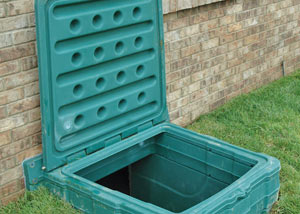 lockable crawl space access door installed in St. Charles