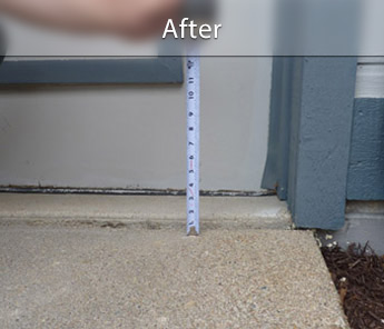 St. Louis concrete walkway repair & leveling