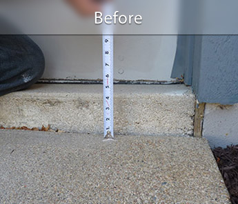 Walkway sinking & settlement in MO & IL