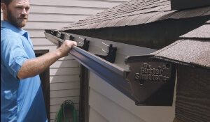 Royal Brown Gutter Shutters
