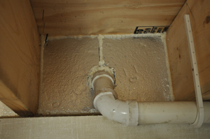 Basement rim joist insulation